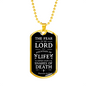 Fountain Of Life Scriptureinspired Necklace Stainless Steel or 18k Gold Dog Tag 24" Chain-Express Your Love Gifts