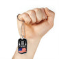 Freedom 2Nd Amendment Dog Tag Stainless Steel or 18k Gold Dog Tag 24" Chain-Express Your Love Gifts
