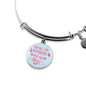 Friend Gift You'Re My Bestfriend And My Love Circle Bangle Bracelet Stainless Steel or 18k Gold - Express Your Love Gifts