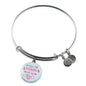 Friend Gift You'Re My Bestfriend And My Love Circle Bangle Bracelet Stainless Steel or 18k Gold - Express Your Love Gifts