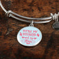 Friend Gift You'Re My Bestfriend And My Love Circle Bangle Bracelet Stainless Steel or 18k Gold - Express Your Love Gifts