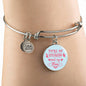 Friend Gift You'Re My Bestfriend And My Love Circle Bangle Bracelet Stainless Steel or 18k Gold - Express Your Love Gifts