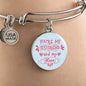 Friend Gift You'Re My Bestfriend And My Love Circle Bangle Bracelet Stainless Steel or 18k Gold - Express Your Love Gifts