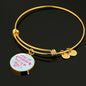 Friend Gift You'Re My Bestfriend And My Love Circle Bangle Bracelet Stainless Steel or 18k Gold - Express Your Love Gifts