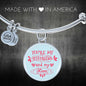 Friend Gift You'Re My Bestfriend And My Love Circle Bangle Bracelet Stainless Steel or 18k Gold - Express Your Love Gifts