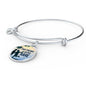 Friend Message True Friends Are Rare Circle Bangle Bracelet Stainless Steel or 18k Gold" - Express Your Love Gifts