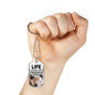 Friendship Gift Necklace Stainless Steel or 18k Gold Dog Tag 24" Chain-Express Your Love Gifts