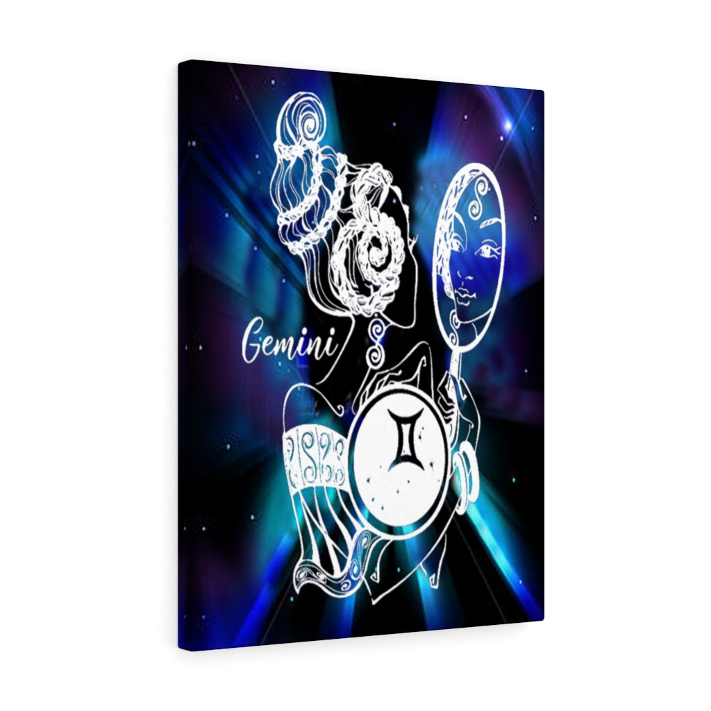 Gemini Zodiac Horoscope Sign Constellation Canvas Print Astrology Home Decor Ready to Hang Artwork - Express Your Love Gifts