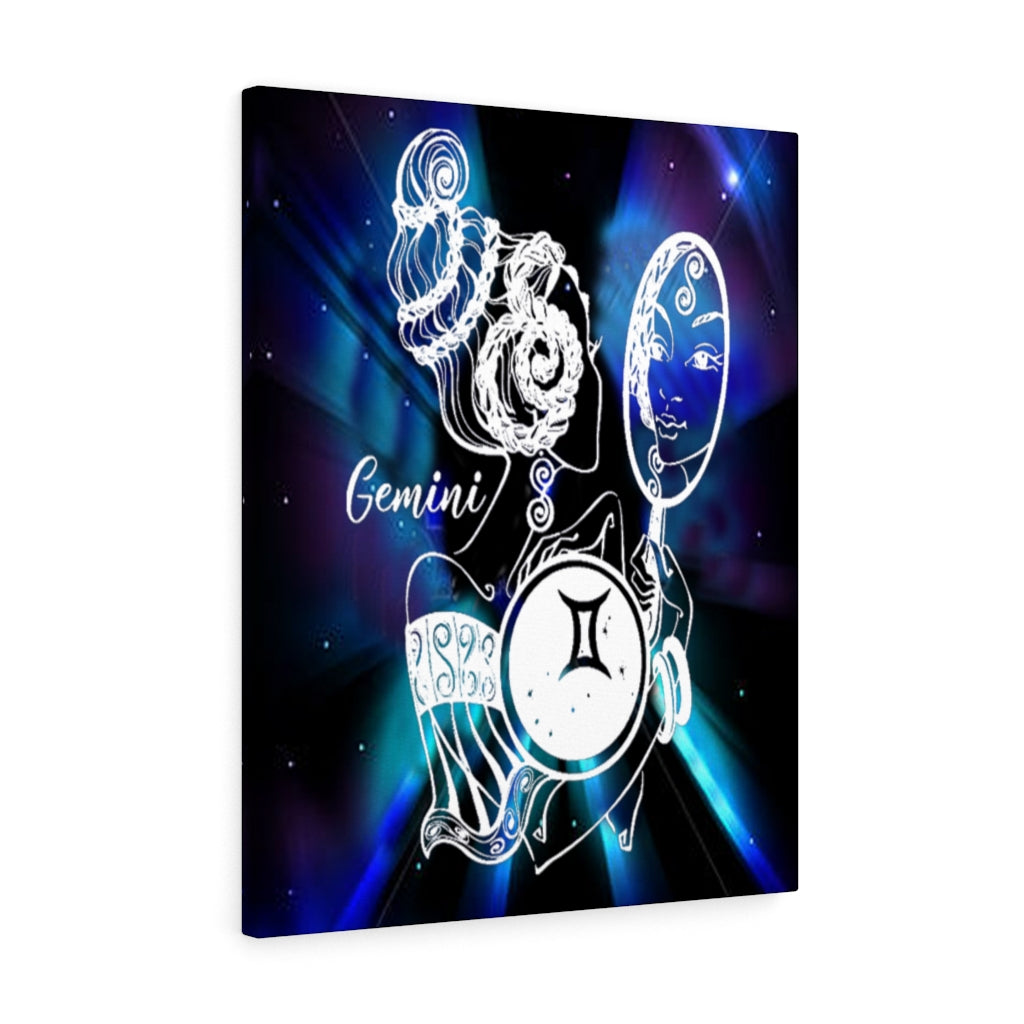 Gemini Zodiac Horoscope Sign Constellation Canvas Print Astrology Home Decor Ready to Hang Artwork - Express Your Love Gifts