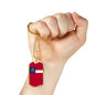 Georgia State Flag Necklace Stainless Steel or 18k Gold Dog Tag 24" Chain - Express Your Love Gifts