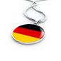 Germany Flag Necklace Germany Flag Stainless Steel or 18k Gold 18-22" - Express Your Love Gifts