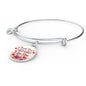 Gift For Mom Thank You For Being My First Home Circle Bangle Stainless Steel or 18k Gold 18-22" - Express Your Love Gifts