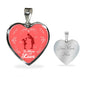 Gift For Mom To Mom With Love Heart Stainless Steel or 18k Gold Heart Pendant Necklace 18-22" - Express Your Love Gifts