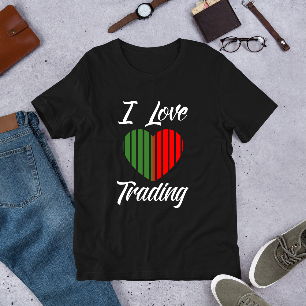 Gift For Trader, I Love Trading Trader T-Shirt - Express Your Love Gifts