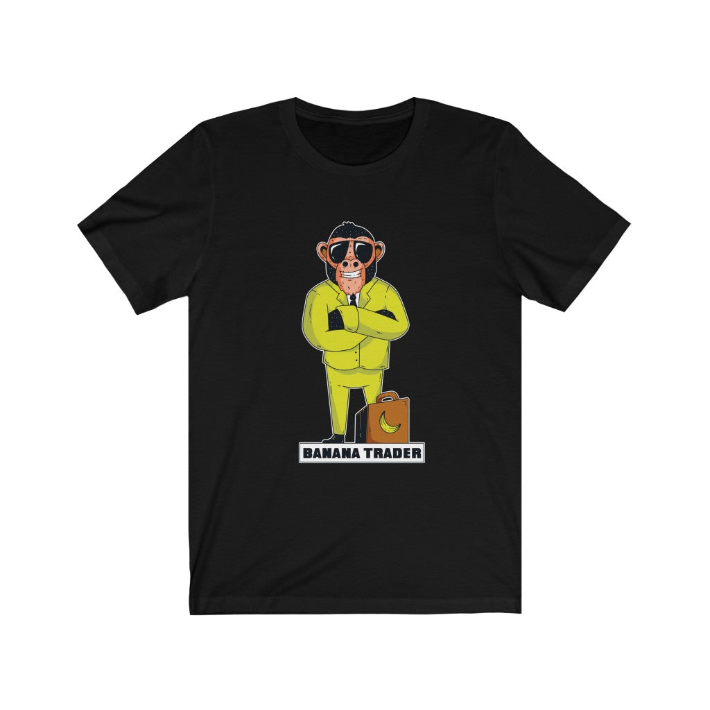 Gift For Trader Monkey Banana Trader TShirt - Express Your Love Gifts