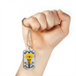 Gladiator Helmet And Sword Necklace Stainless Steel or 18k Gold Dog Tag 24" Chain-Express Your Love Gifts