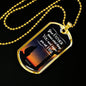 God Already Knows What You Need Christian Faith Necklace Stainless Steel or 18k Gold Dog Tag 24" Chain-Express Your Love Gifts