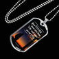 God Already Knows What You Need Christian Faith Necklace Stainless Steel or 18k Gold Dog Tag 24" Chain-Express Your Love Gifts