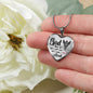 God Bless Me Nurse Gift Heart Pendant Stainless Steel or 18k Gold 18-22" - Express Your Love Gifts