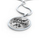God Guides Me Bible Verse Circle Necklace Stainless Steel or 18k Gold 18-22"-Express Your Love Gifts