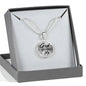 God Guides Me Bible Verse Circle Necklace Stainless Steel or 18k Gold 18-22"-Express Your Love Gifts