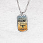 God Is Always With You Deuteronomy Necklace Stainless Steel or 18k Gold Dog Tag 24" Chain-Express Your Love Gifts
