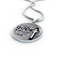 God Is The Strength Of My Heart Bible Verse Psalm Circle Necklace-Express Your Love Gifts