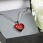 God Loved Us First Christian Necklace Bible Verse Stainless Steel or 18k Gold Heart Pendant 18-22"-Express Your Love Gifts