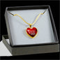 God Loved Us First Christian Necklace Bible Verse Stainless Steel or 18k Gold Heart Pendant 18-22"-Express Your Love Gifts