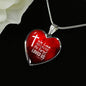 God Loved Us First Christian Necklace Bible Verse Stainless Steel or 18k Gold Heart Pendant 18-22"-Express Your Love Gifts