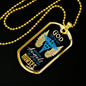 God Made Angels CaduceusNurse Necklace Stainless Steel or 18k Gold Dog Tag 24" - Express Your Love Gifts