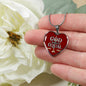 God Made Us Equal Necklace Stainless Steel or 18k Gold Heart Pendant 18-22" - Express Your Love Gifts