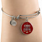 God Made Us Equal Stainless Steel or 18k Gold Christian Circle Bangle Bracelet - Express Your Love Gifts