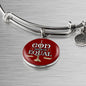 God Made Us Equal Stainless Steel or 18k Gold Christian Circle Bangle Bracelet - Express Your Love Gifts