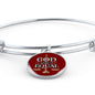 God Made Us Equal Stainless Steel or 18k Gold Christian Circle Bangle Bracelet - Express Your Love Gifts