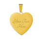 God Made Us Equal Stainless Steel or 18k Gold Heart Bangle Bracelet - Express Your Love Gifts