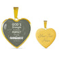 God'S Strength Is Made Perfect For My Weakness Necklace Stainless Steel or 18k Gold Heart Pendant 18-22" - Express Your Love Gifts