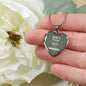 God'S Strength Is Made Perfect For My Weakness Necklace Stainless Steel or 18k Gold Heart Pendant 18-22" - Express Your Love Gifts