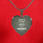 God'S Strength Is Made Perfect For My Weakness Necklace Stainless Steel or 18k Gold Heart Pendant 18-22" - Express Your Love Gifts