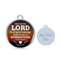 God Shall Strengthen You Stainless Steel or 18k Gold Circle Bangle Bracelet - Express Your Love Gifts