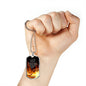 God Will Deliver Us From The Fire Necklace Stainless Steel or 18k Gold Dog Tag 24" Chain-Express Your Love Gifts