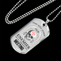 God Will Judge Necklace Stainless Steel or 18k Gold Dog Tag 24" Chain-Express Your Love Gifts