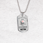 God Will Judge Necklace Stainless Steel or 18k Gold Dog Tag 24" Chain-Express Your Love Gifts