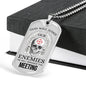 God Will Judge Necklace Stainless Steel or 18k Gold Dog Tag 24" Chain-Express Your Love Gifts