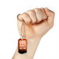God Will Judge Our Enemies Orange Necklace Stainless Steel or 18k Gold Dog Tag 24" Chain-Express Your Love Gifts