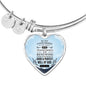 Good And Perfect Will of God Bible Verse Faith Heart Bracelet Bangle - Express Your Love Gifts