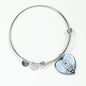 Good And Perfect Will of God Bible Verse Faith Heart Bracelet Bangle - Express Your Love Gifts