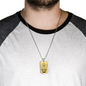 Good And Perfect Will Of God Necklace Stainless Steel or 18k Gold Dog Tag 24" Chain-Express Your Love Gifts