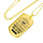 Good And Perfect Will Of God Necklace Stainless Steel or 18k Gold Dog Tag 24" Chain-Express Your Love Gifts