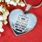 Good And Perfect Will Of God Scripture Romans Heart Pendant Necklace - Express Your Love Gifts